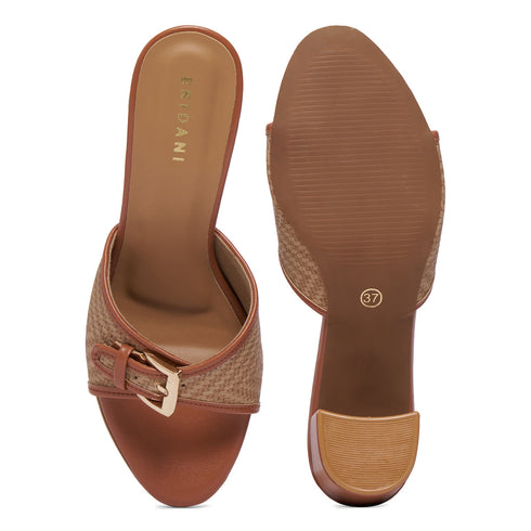 Eden Buckle Heels